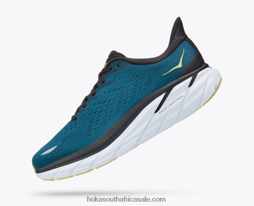 Men Clifton 8 Hoka 0TNRBJ572 Blue Coral/Butterfly
