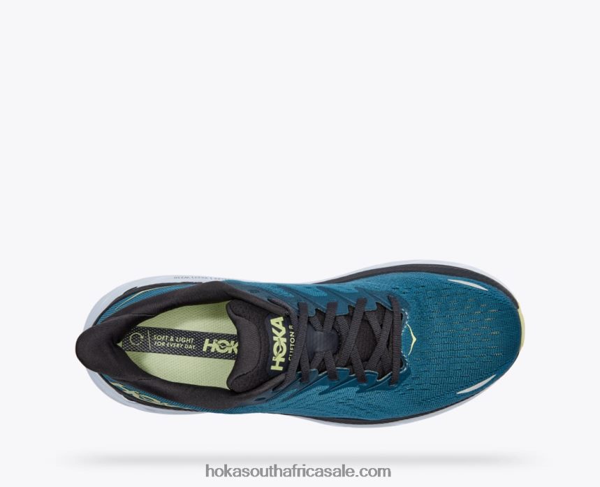 Men Clifton 8 Hoka 0TNRBJ572 Blue Coral/Butterfly