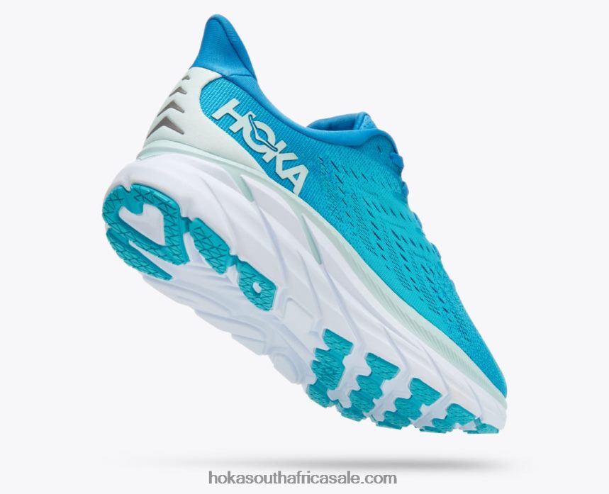 Men Clifton 8 Hoka 0TNRBJ574 Ibiza Blue/Scuba Blue