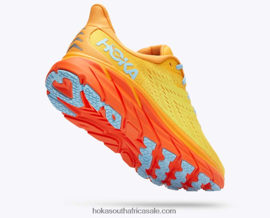 Men Clifton 8 Hoka 0TNRBJ578 Radiant Yellow/Maize