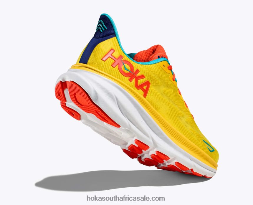 Men Clifton 9 Hoka 0TNRBJ410 Passion Fruit/Maize