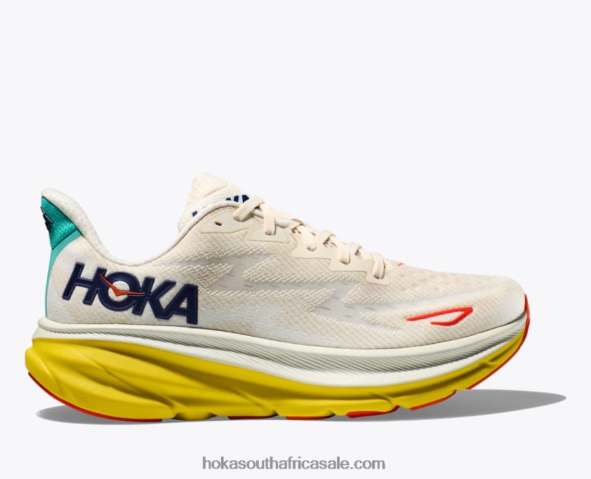 Men Clifton 9 Hoka 0TNRBJ412 Eggnog/Passion Fruit