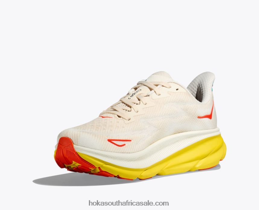 Men Clifton 9 Hoka 0TNRBJ412 Eggnog/Passion Fruit