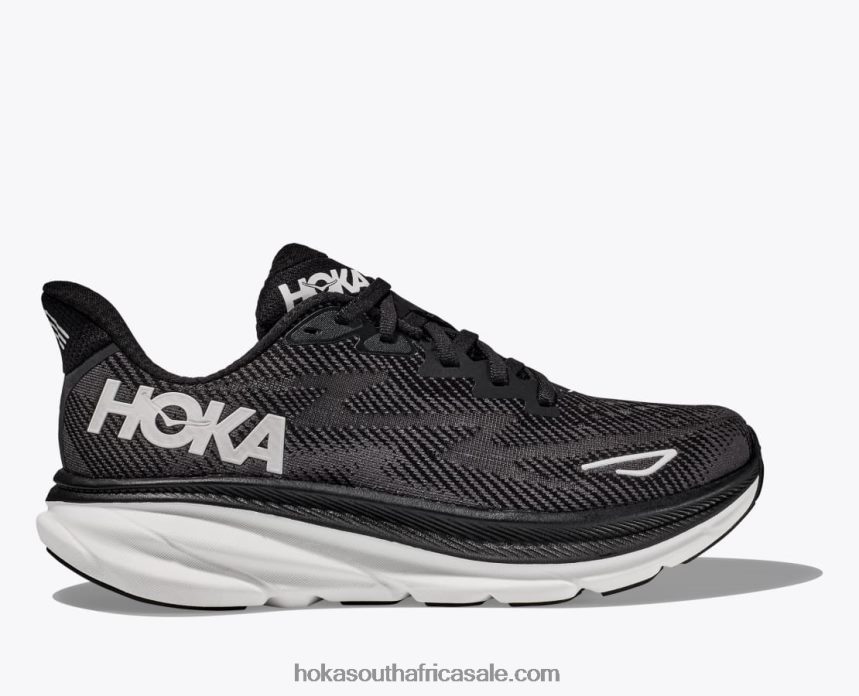 Men Clifton 9 Hoka 0TNRBJ588 Black/White