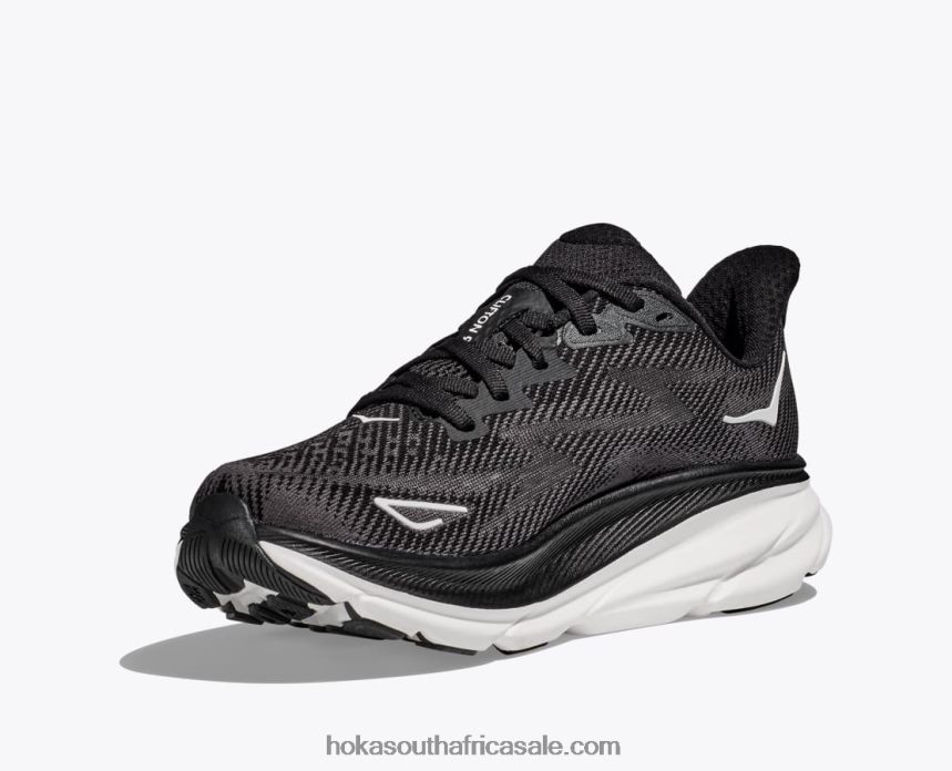 Men Clifton 9 Hoka 0TNRBJ588 Black/White