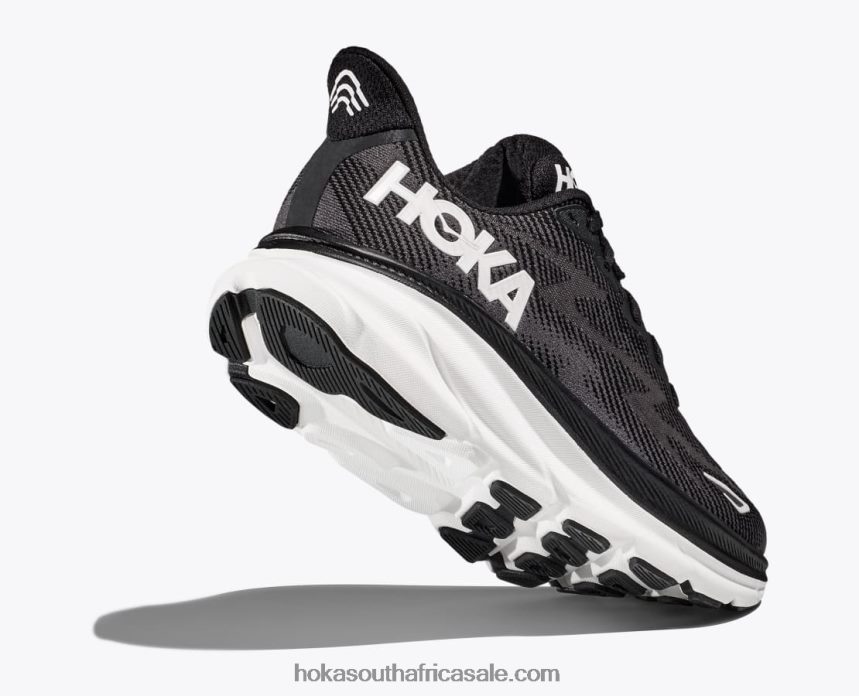 Men Clifton 9 Hoka 0TNRBJ588 Black/White