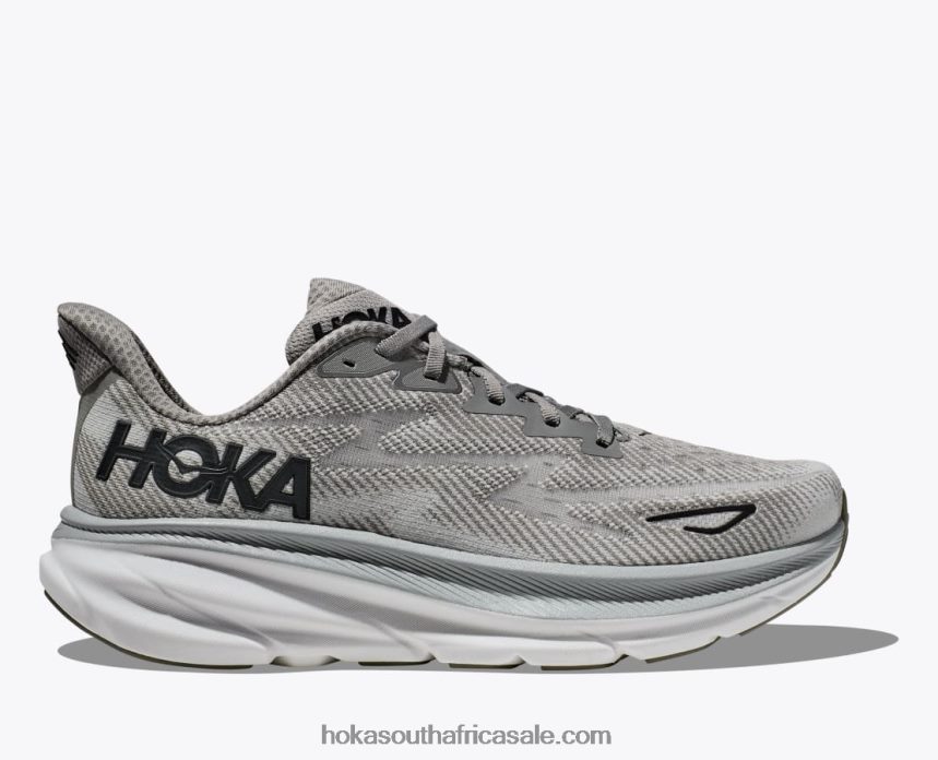Men Clifton 9 Hoka 0TNRBJ589 Harbor Mist/Black