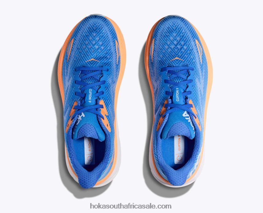 Men Clifton 9 Hoka 0TNRBJ591 Coastal Sky/All Aboard