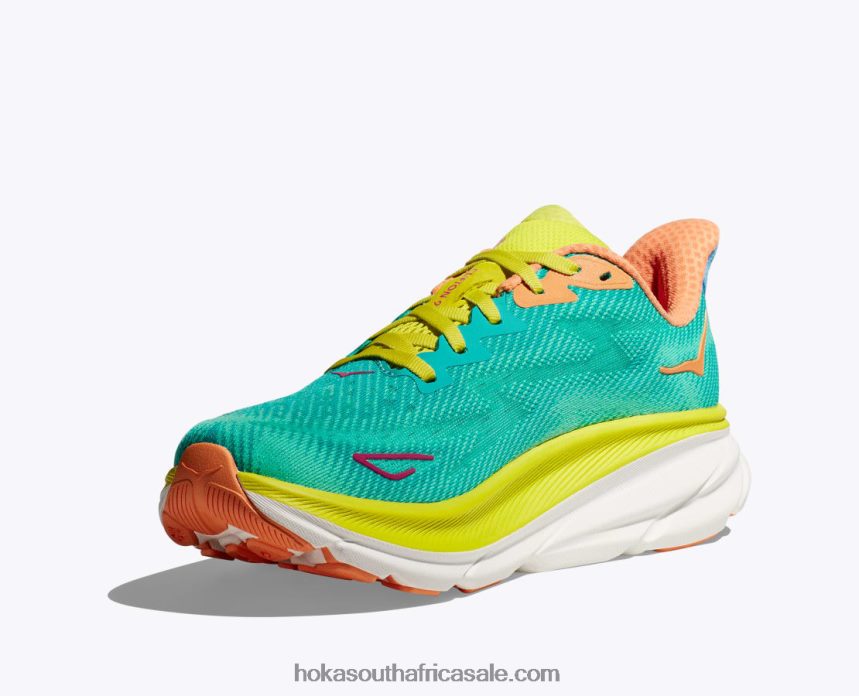 Men Clifton 9 Hoka 0TNRBJ592 Ceramic/Evening Primrose