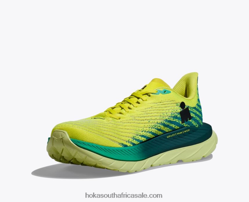 Men IRONMAN Mach 5 Hoka 0TNRBJ476 Evening Primrose/Kayaking