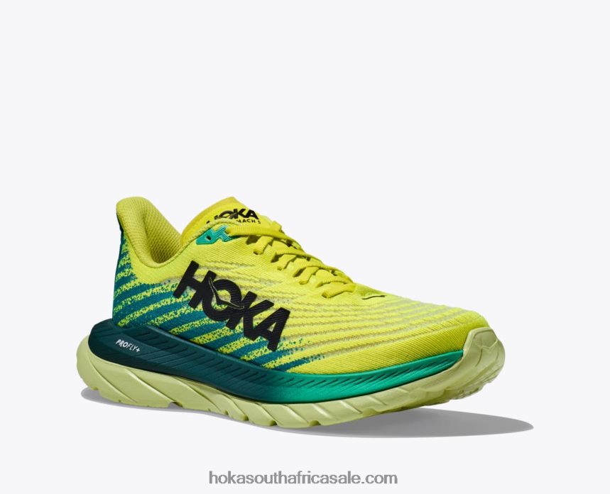 Men IRONMAN Mach 5 Hoka 0TNRBJ476 Evening Primrose/Kayaking