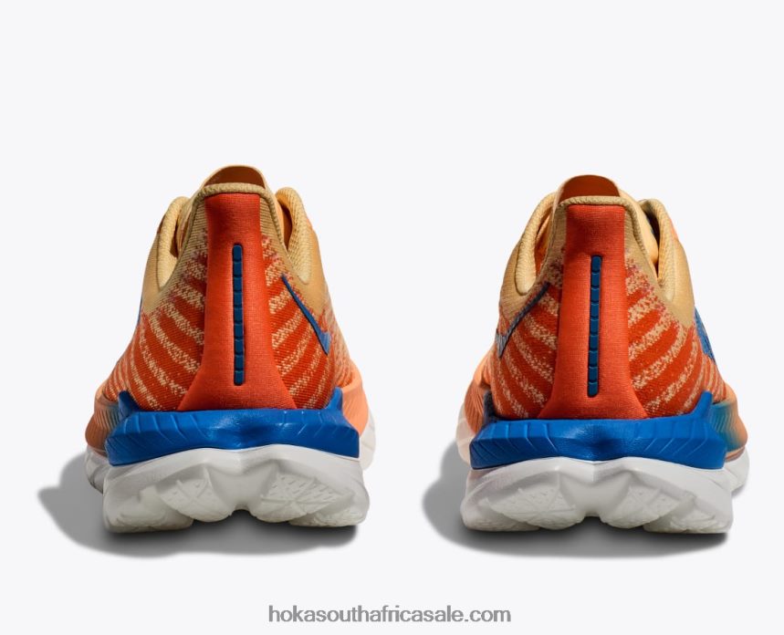 Men Mach 5 Hoka 0TNRBJ436 Impala/Vibrant Orange