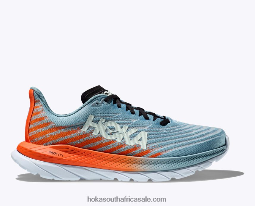 Men Mach 5 Hoka 0TNRBJ440 Mountain Spring/Puffin'S Bill