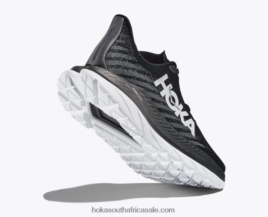 Men Mach 5 Hoka 0TNRBJ441 Black/Castlerock