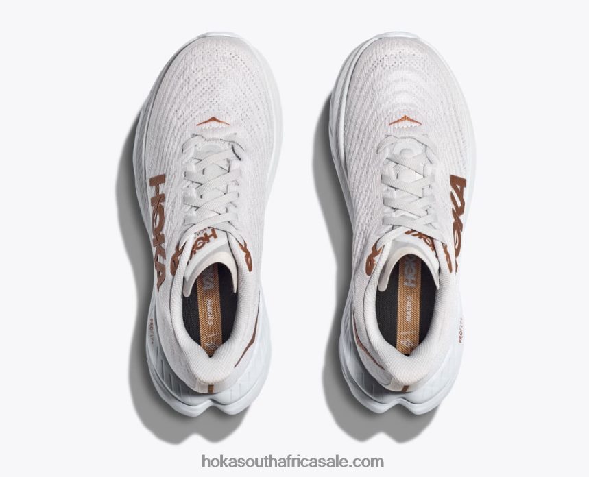 Men Mach 5 Hoka 0TNRBJ442 White/Copper