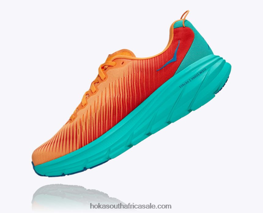 Men Rincon 3 Hoka 0TNRBJ448 Blazing Orange/Fiesta