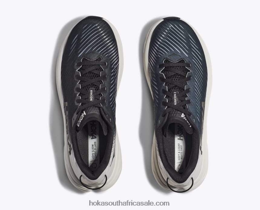 Men Rincon 3 Hoka 0TNRBJ593 Black/White