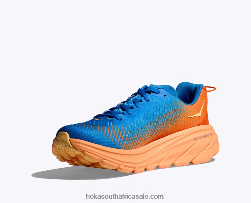Men Rincon 3 Hoka 0TNRBJ594 Coastal Sky/Vibrant Orange