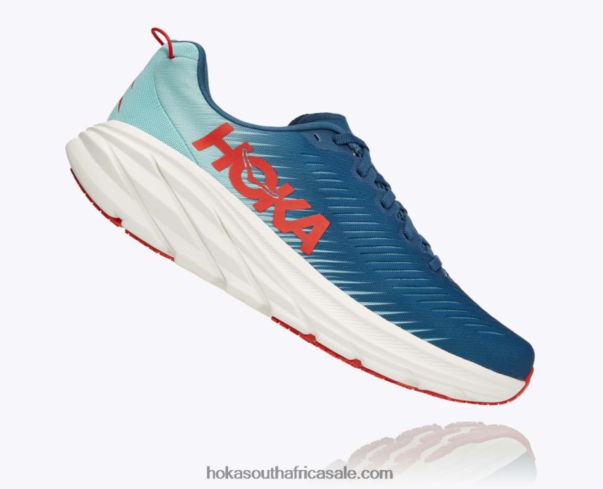 Men Rincon 3 Hoka 0TNRBJ602 Real Teal/Eggshell Blue
