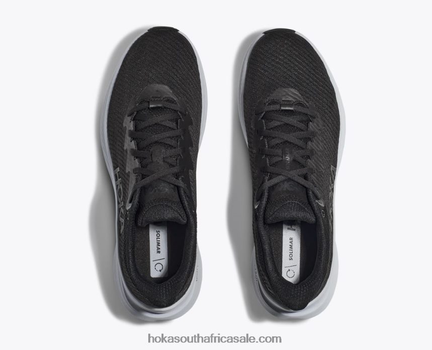 Men Solimar Hoka 0TNRBJ452 Black/White