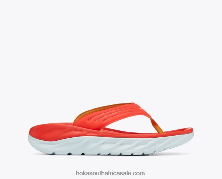 Men ORA Recovery Flip Hoka 0TNRBJ565 Fiesta/Amber Yellow