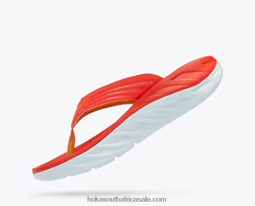 Men ORA Recovery Flip Hoka 0TNRBJ565 Fiesta/Amber Yellow