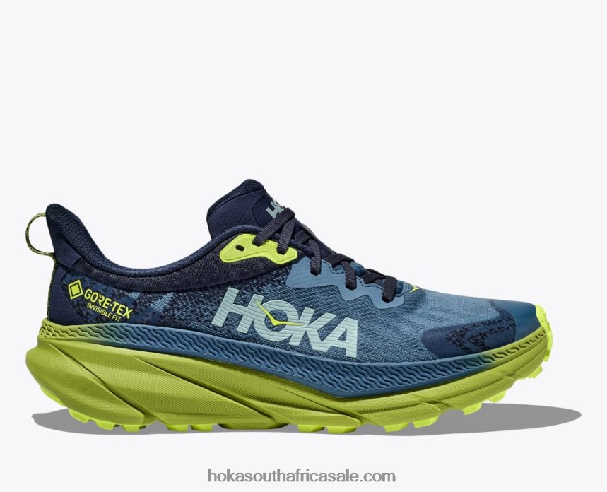 Men Challenger 7 GTX Hoka 0TNRBJ481 Outer Space/Dark Citron
