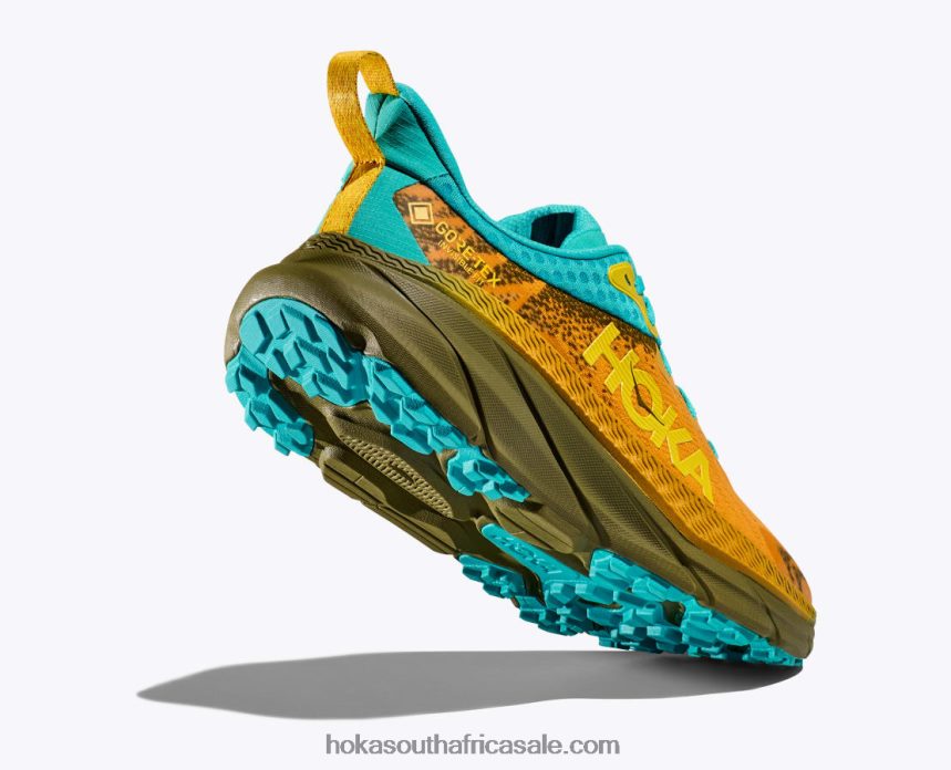 Men Challenger 7 GTX Hoka 0TNRBJ482 Golden Yellow/Avocado