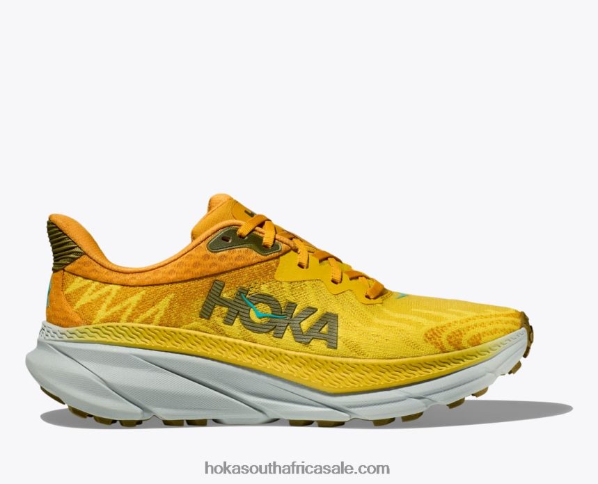 Men Challenger 7 Hoka 0TNRBJ493 Passion Fruit/Golden Yellow
