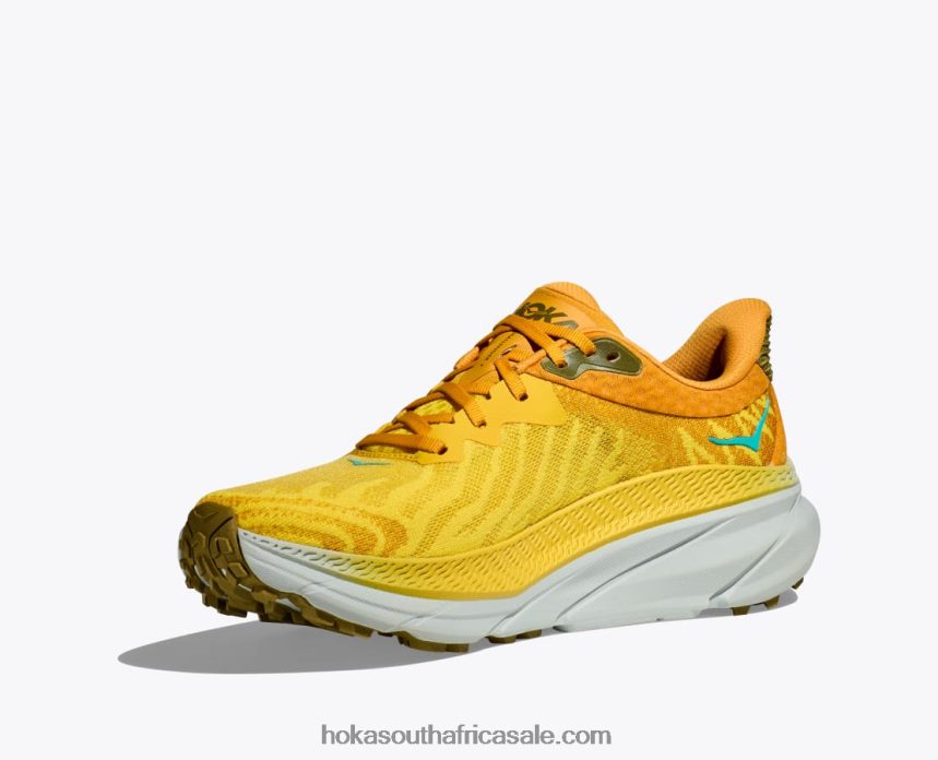 Men Challenger 7 Hoka 0TNRBJ493 Passion Fruit/Golden Yellow