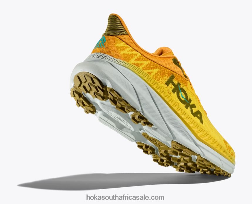 Men Challenger 7 Hoka 0TNRBJ493 Passion Fruit/Golden Yellow