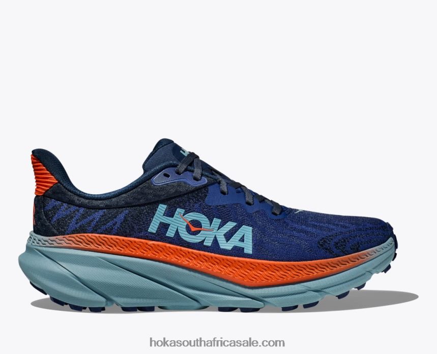 Men Challenger 7 Hoka 0TNRBJ494 Bellwether Blue/Stone Blue