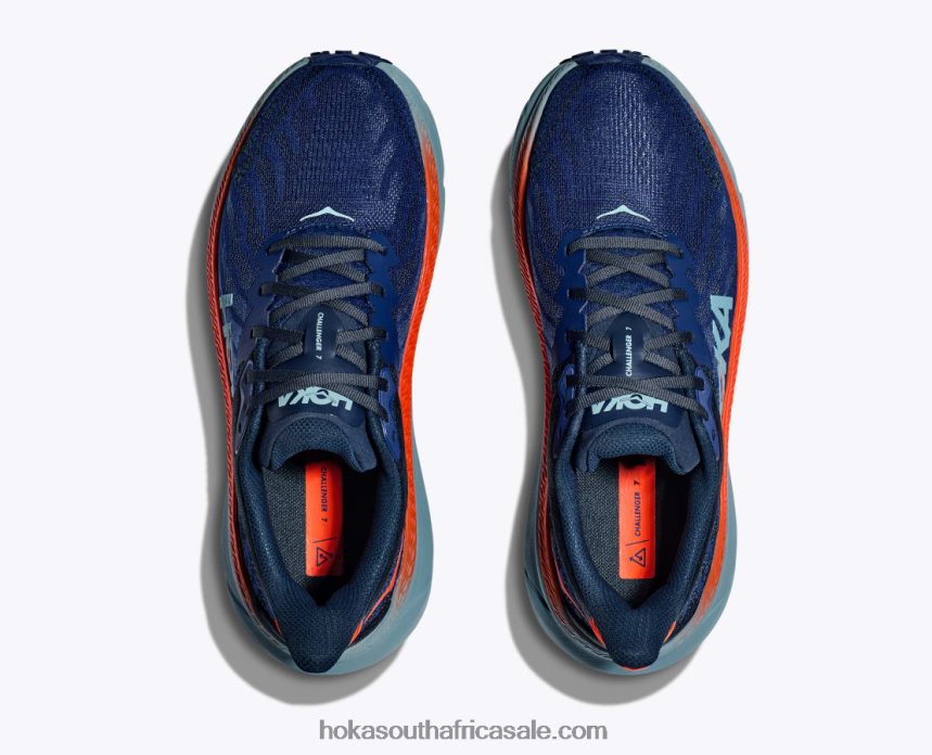 Men Challenger 7 Hoka 0TNRBJ494 Bellwether Blue/Stone Blue