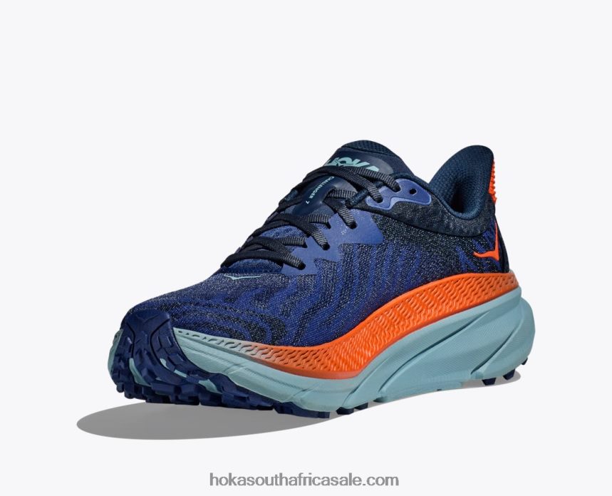 Men Challenger 7 Hoka 0TNRBJ494 Bellwether Blue/Stone Blue