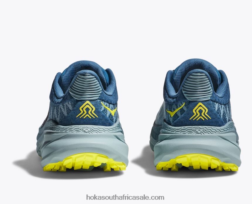 Men Challenger 7 Hoka 0TNRBJ497 Stone Blue/Evening Primrose