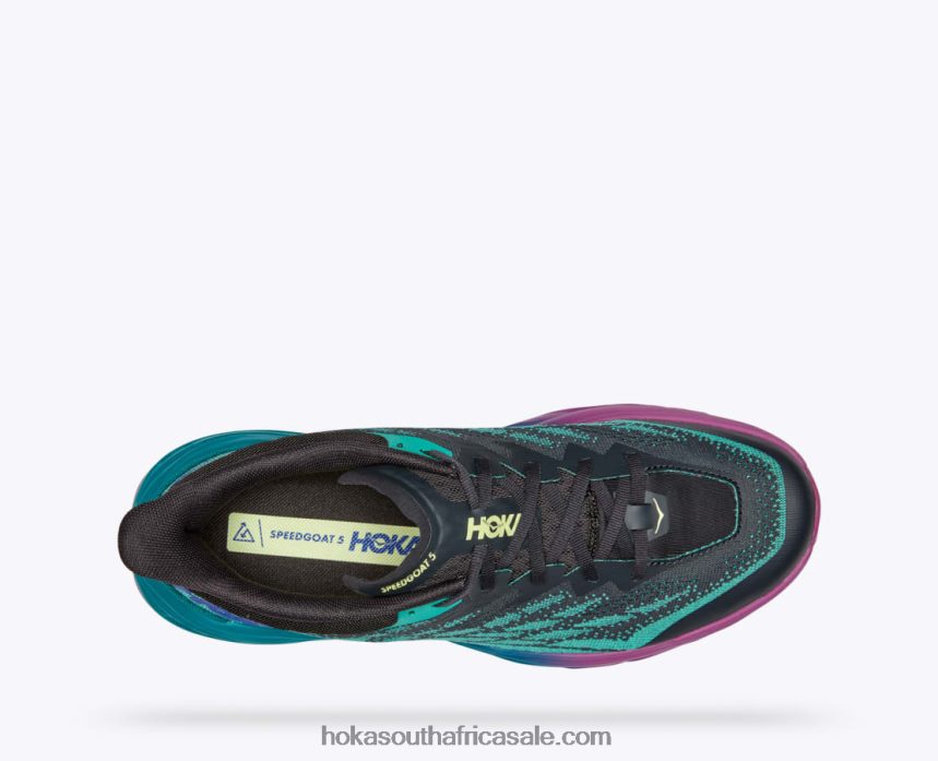 Men Speedgoat 5 Hoka 0TNRBJ492 Blue Graphite/Kayaking