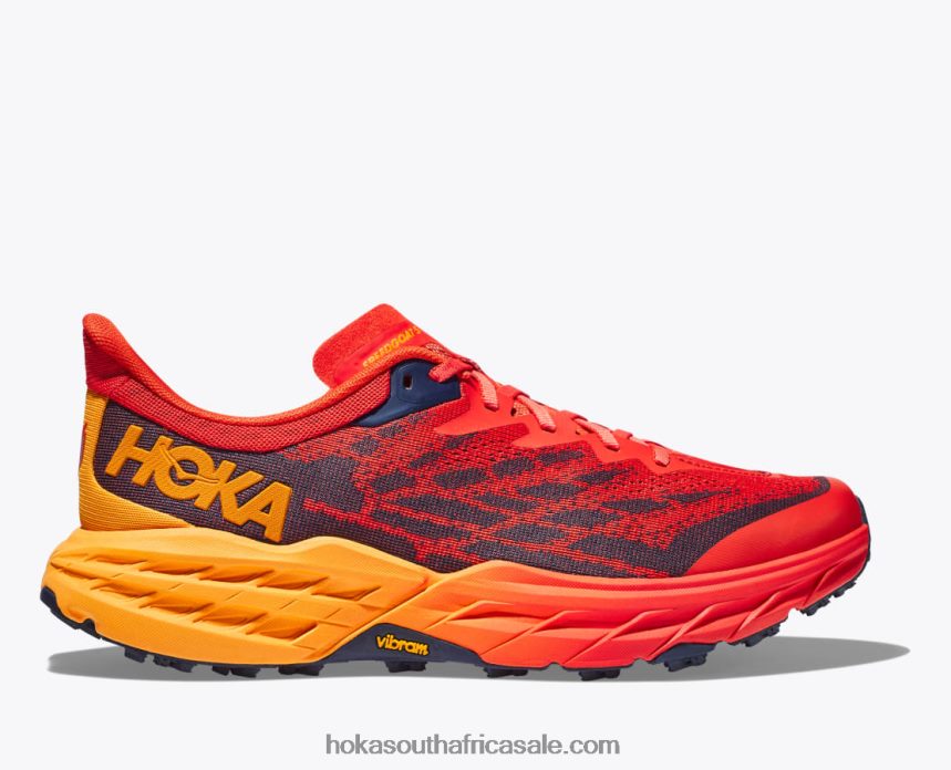 Men Speedgoat 5 Hoka 0TNRBJ605 Fiesta/Radiant Yellow