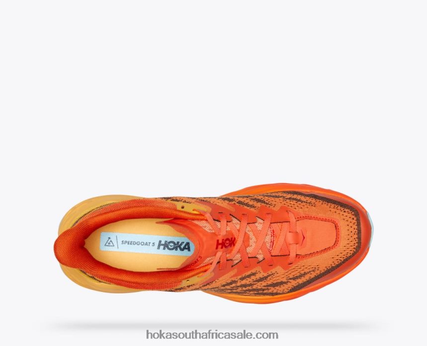 Men Speedgoat 5 Hoka 0TNRBJ608 Puffin'S Bill/Amber Yellow