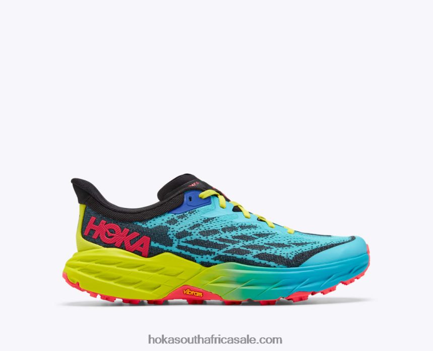Men Speedgoat 5 Hoka 0TNRBJ609 Scuba Blue/Black
