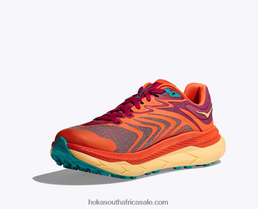 Men Tecton X 2 Hoka 0TNRBJ479 Cherrie Jubilee/Flame