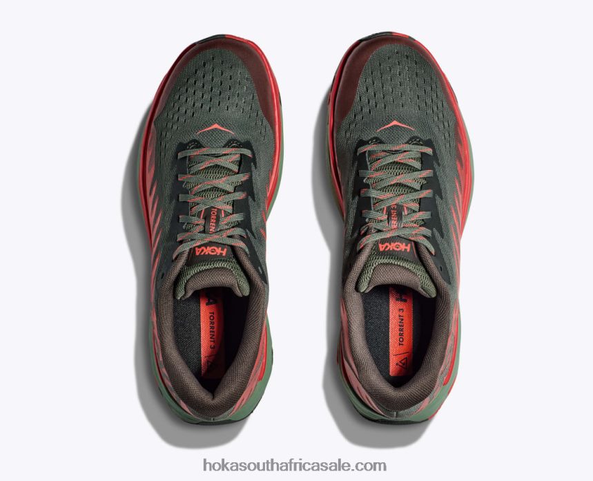 Men Torrent 3 Hoka 0TNRBJ507 Thyme/Fiesta