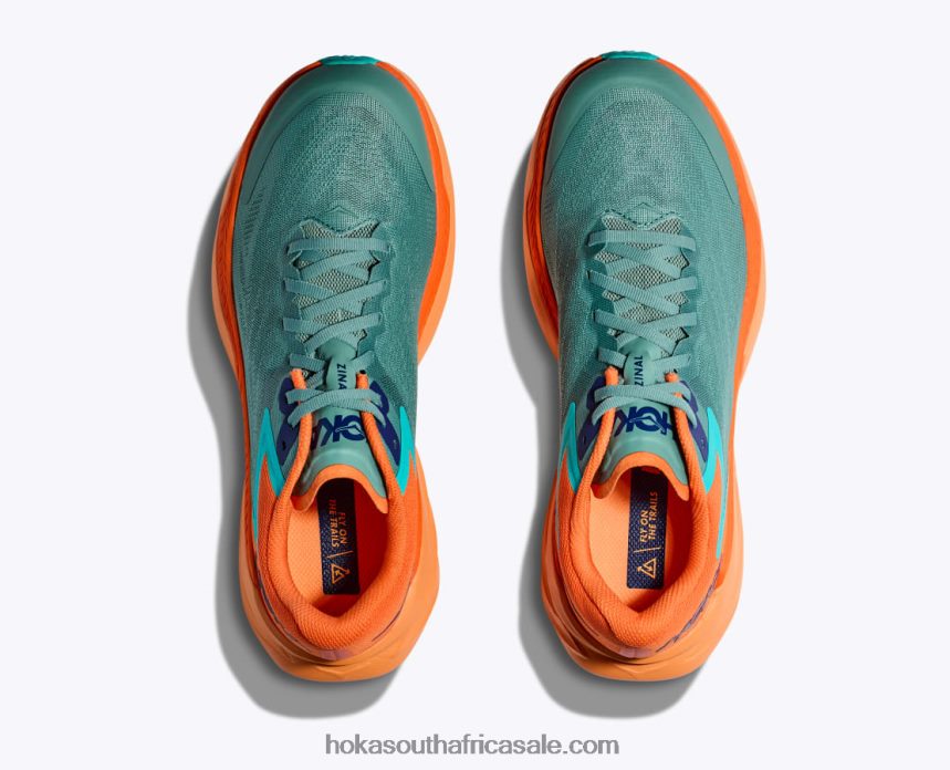 Men Zinal Hoka 0TNRBJ509 Trellis/Vibrant Orange