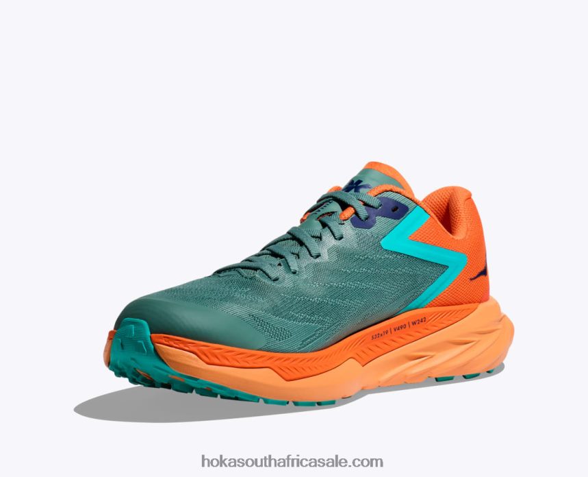 Men Zinal Hoka 0TNRBJ509 Trellis/Vibrant Orange