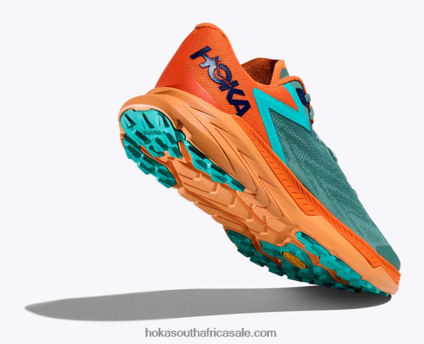 Men Zinal Hoka 0TNRBJ509 Trellis/Vibrant Orange