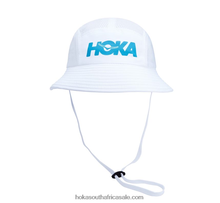 Women Adventure Hat Hoka 0TNRBJ399 White/Diva Blue