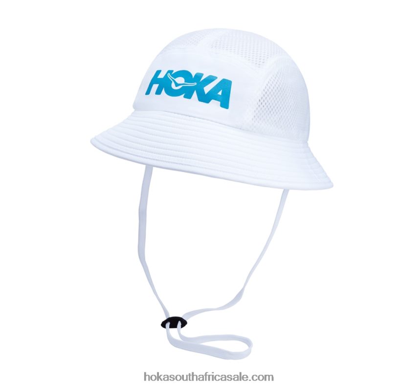 Women Adventure Hat Hoka 0TNRBJ399 White/Diva Blue