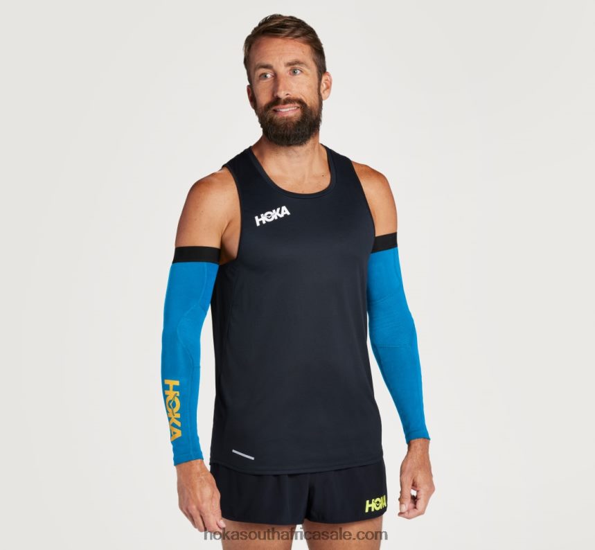 Women Flight Arm Sleeves Hoka 0TNRBJ405 Diva Blue