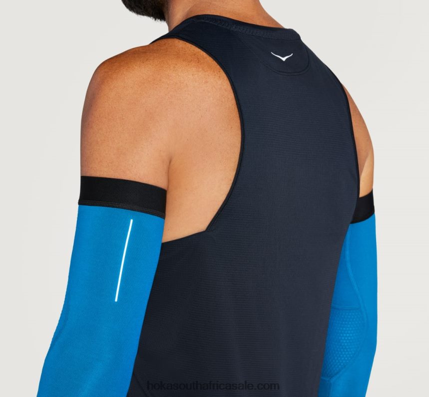 Women Flight Arm Sleeves Hoka 0TNRBJ405 Diva Blue