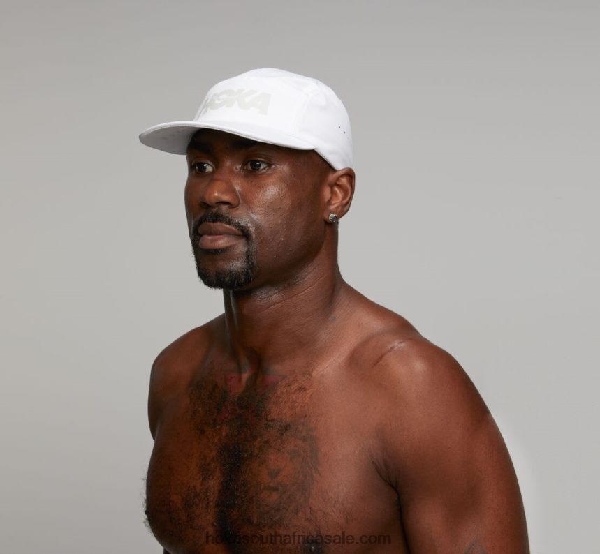 Women Performance Hat Hoka 0TNRBJ396 White/Cool Grey