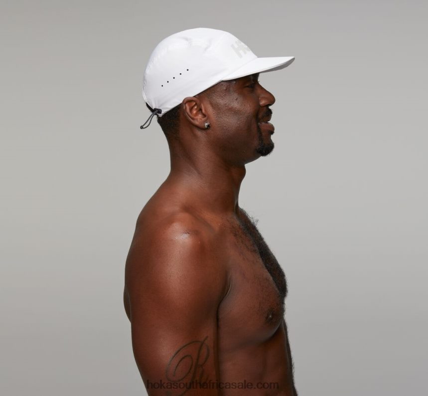 Women Performance Hat Hoka 0TNRBJ396 White/Cool Grey